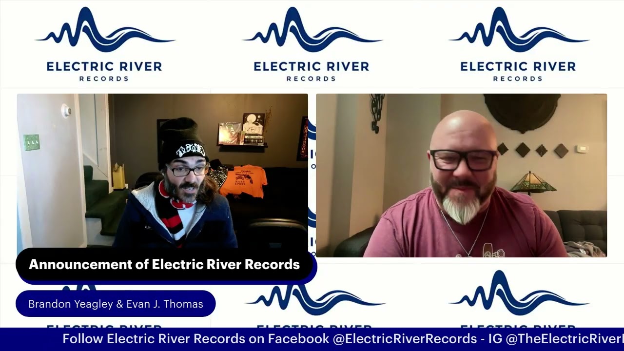 Electric River Records launch announcement with Brandon Yeagley & Evan J. Thomas