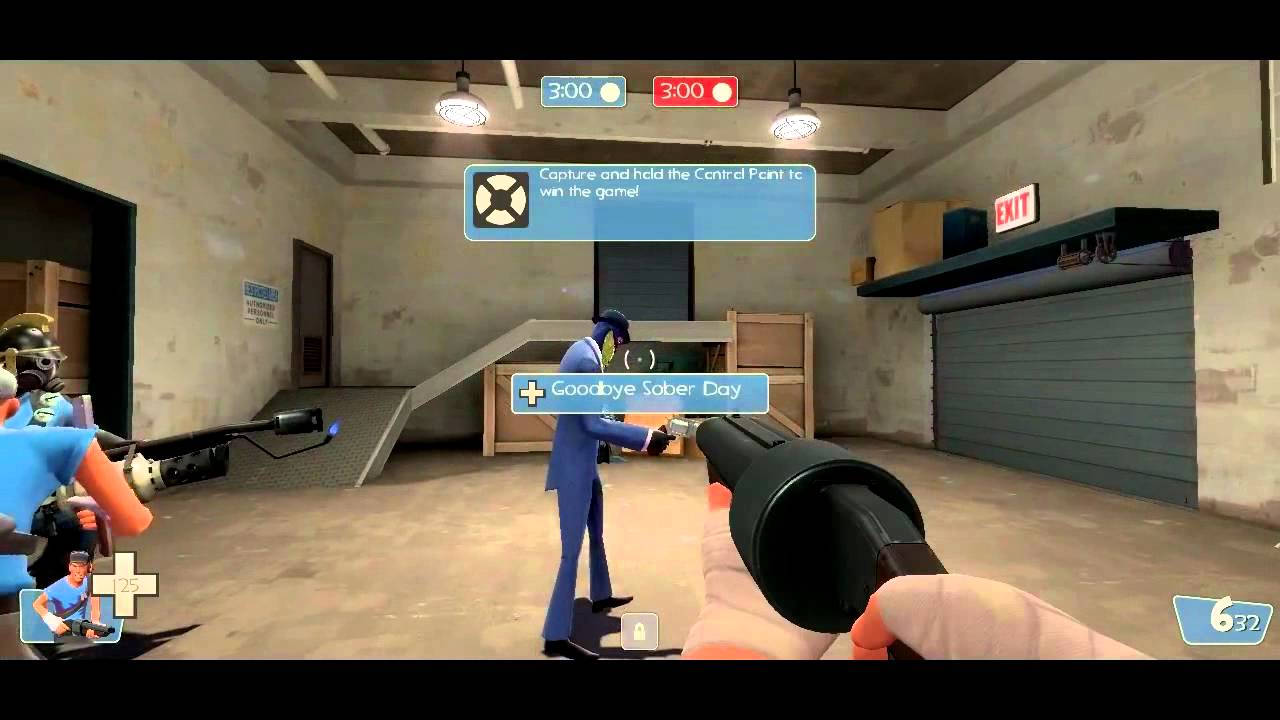Team Fortress 2  - Noob Scouting out Burrito Man! (King of the Hill) - Saved Plays #1