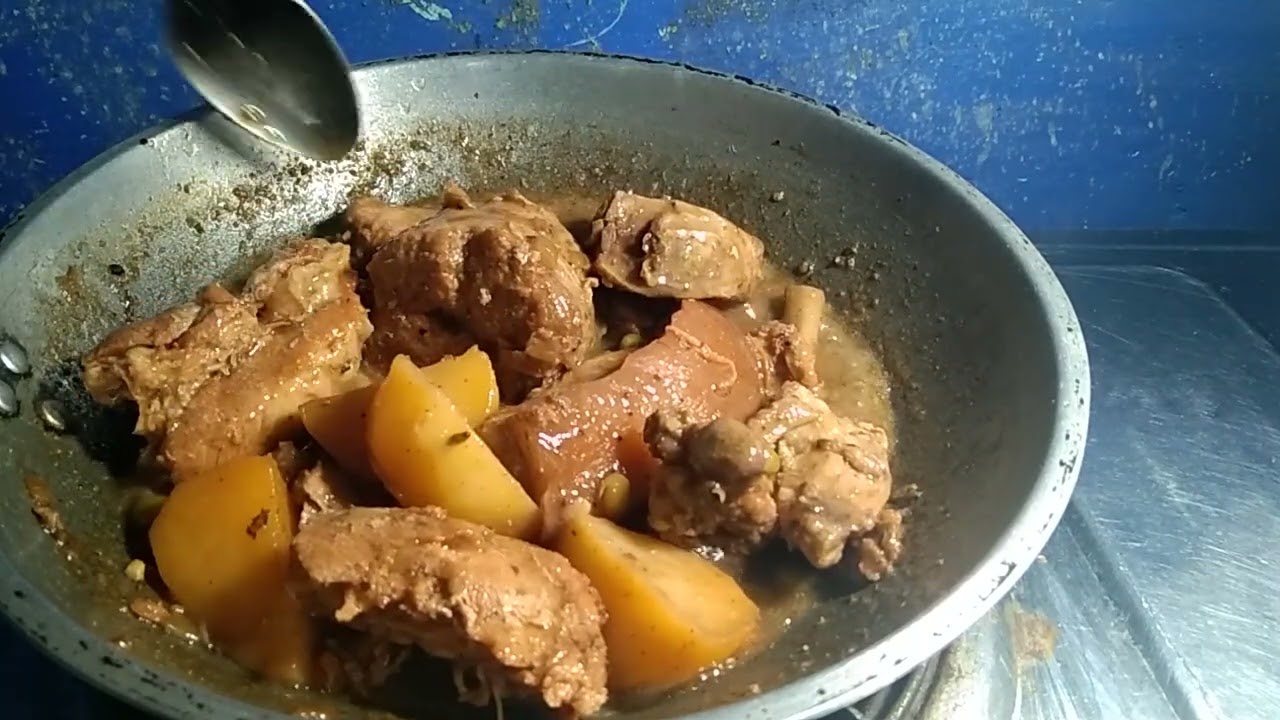 Luto Tayo guys pork afritada. KAESLAO!! Cooking!! Viral Video!!