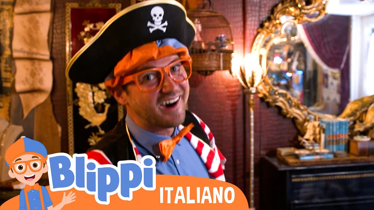 Blippi Pirata | Blippi in Italiano | Video educativi per bambini