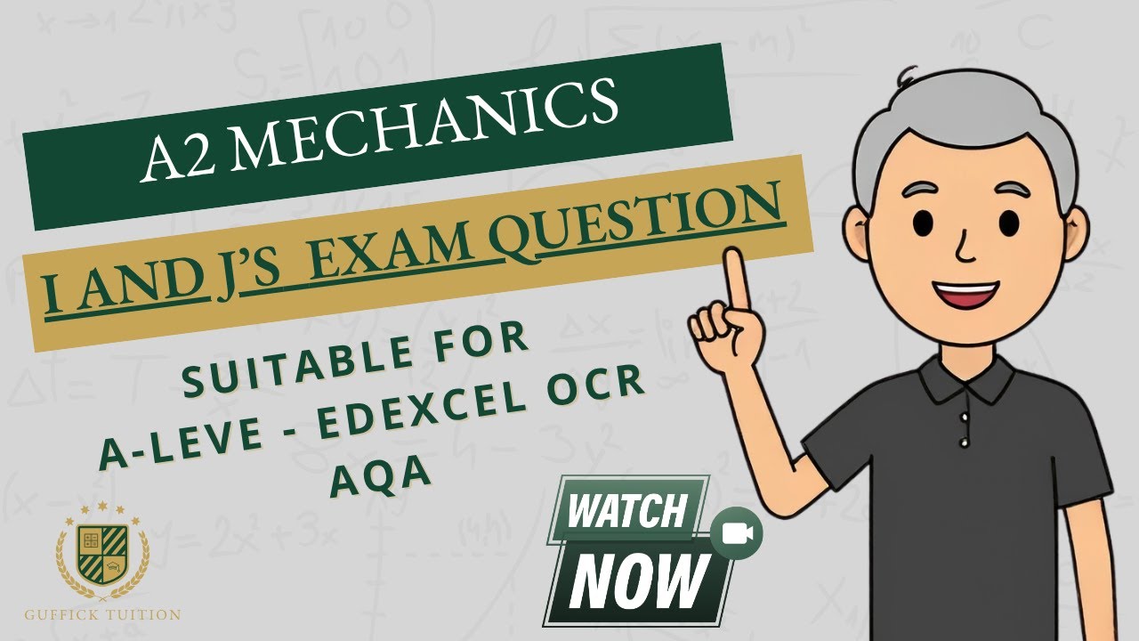 Tricky i's and j's Vector Question Number 1:  Edexcel A-level Maths Mechanics