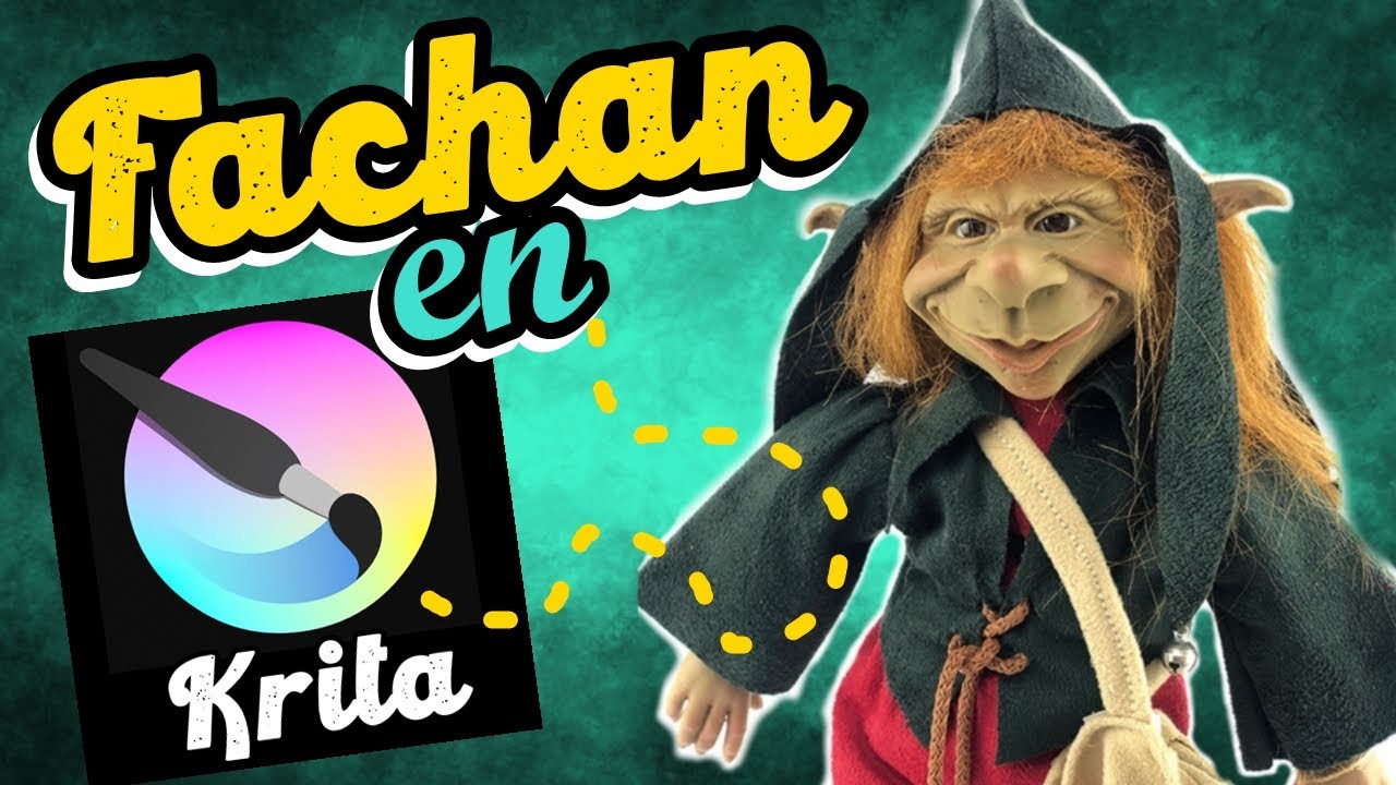 Dibujando Elfo Fachan En Krita