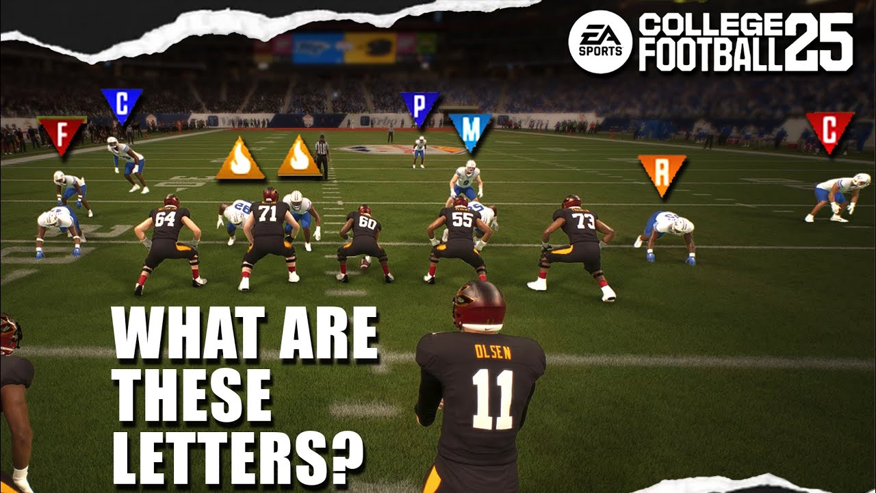 HOW TO READ ANY DEFENSE INDICATORS in COLLEGE FOOTBALL 25