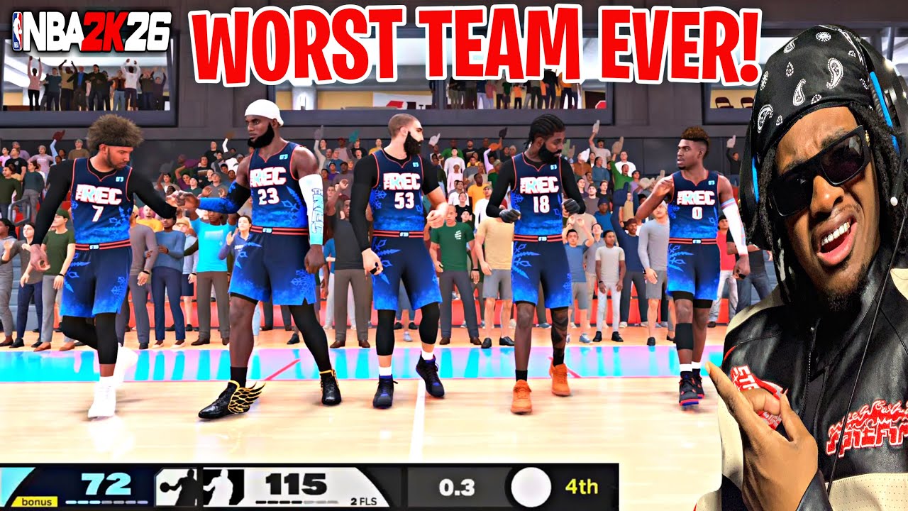 Это была САМАЯ ХУДШАЯ СЛУЧАЙНАЯ КОМАНДА В ИГРЕ NBA 2K26