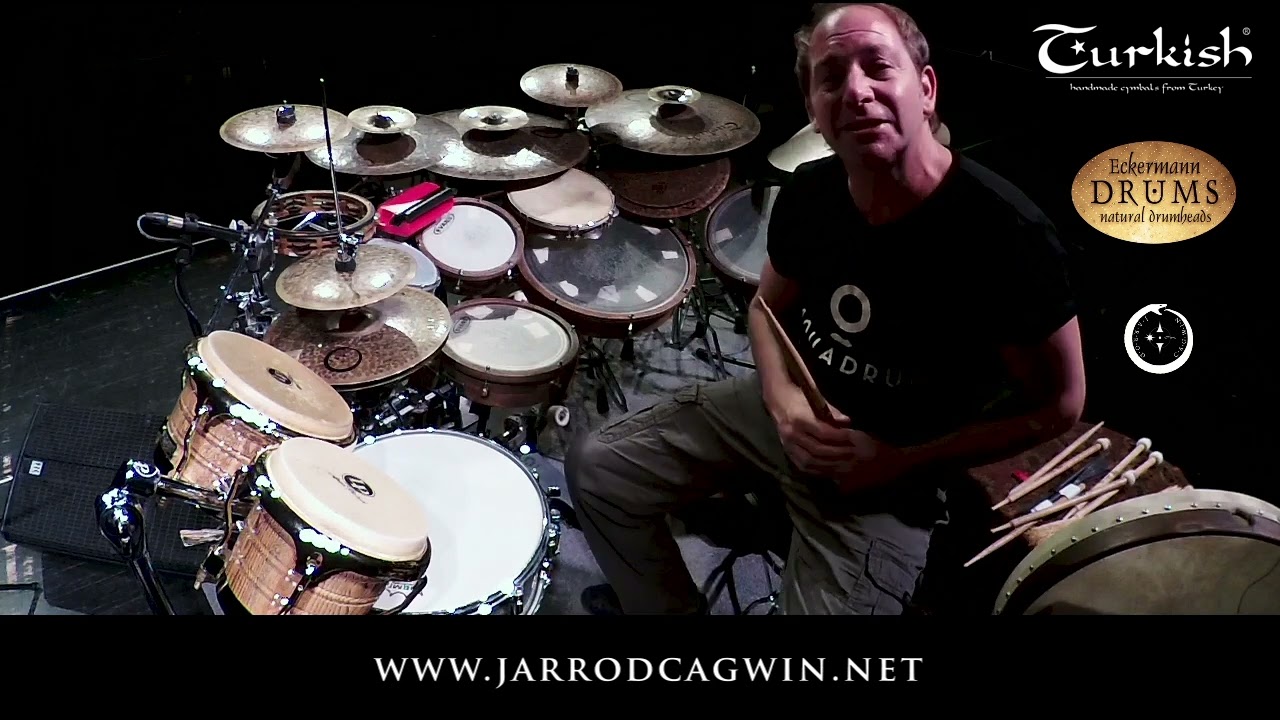 Jarrod Cagwin:  Interview regarding his Hybrid-Drumset and musical approach