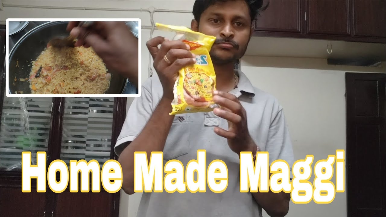 My wife asked me to make Maggi at home, so I agreed to cook 😊🥘🍝