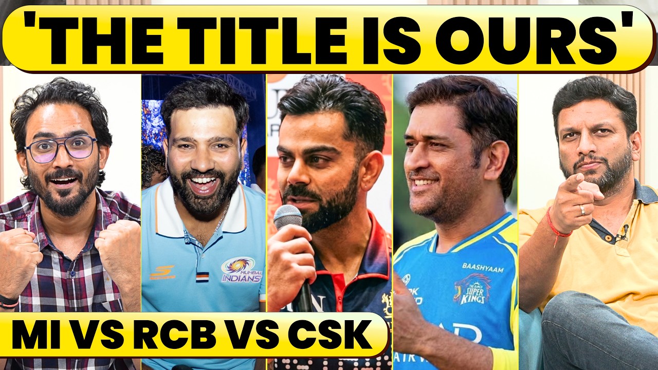 🔴GC BUZZ: VIRAT & RCB'S WARNING TITLE IS OURS, ROHIT SAYS 6TH TITLE. CSK READY TO ROAR. 6TH TROPHY
