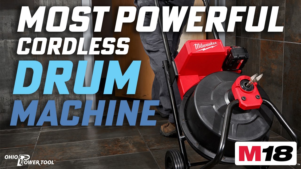 Milwaukee M18 Drum Machine 1/2