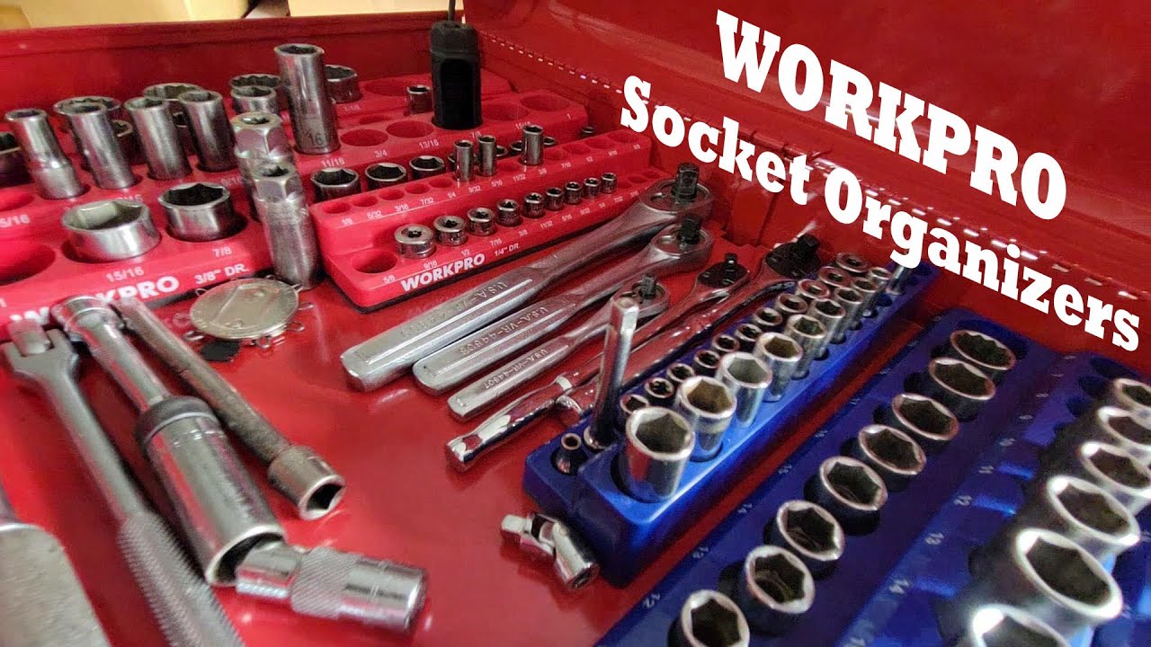 Overview of the WORKPRO Socket Organizers for tools