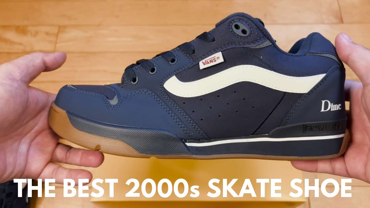 UNBOXING Dime x Vans Rowley XLT - Review of the Best Skate Shoe Ever by Geoff Rowley & Vans #VANS