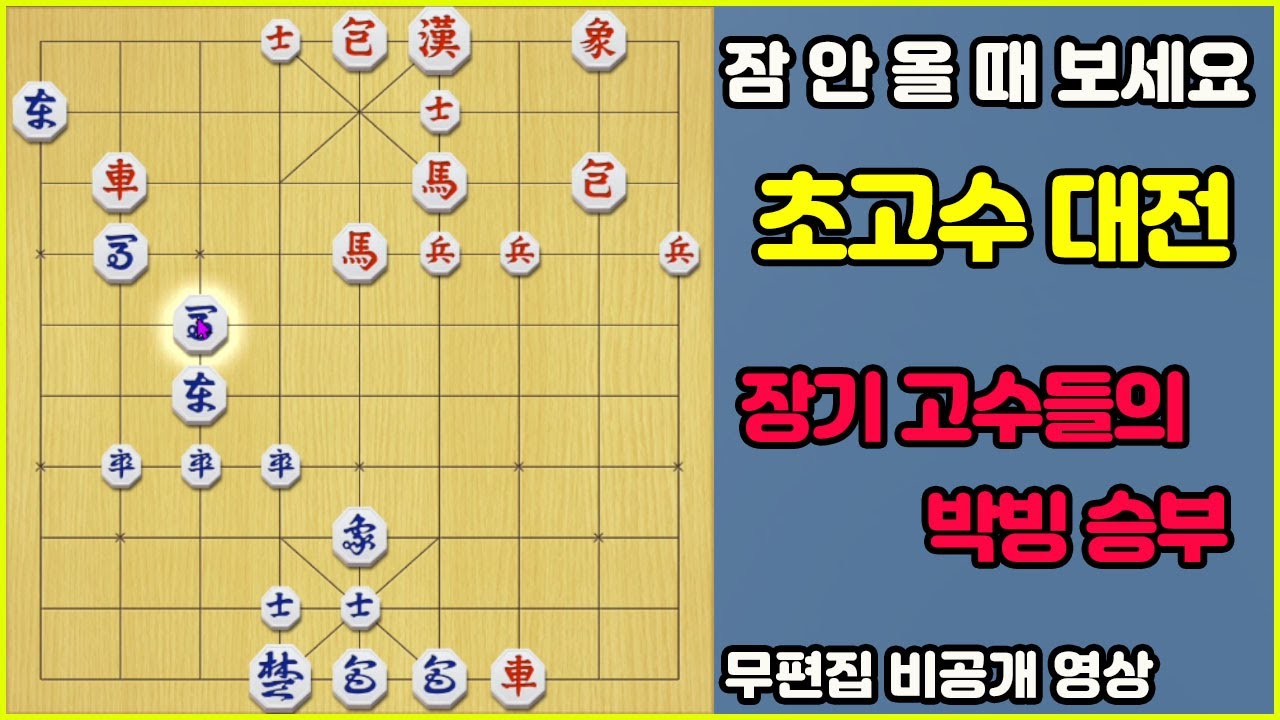 [잠 안 올 때 보세요] 장기 고수들의 박빙 승부 (무편집_풀버전)
