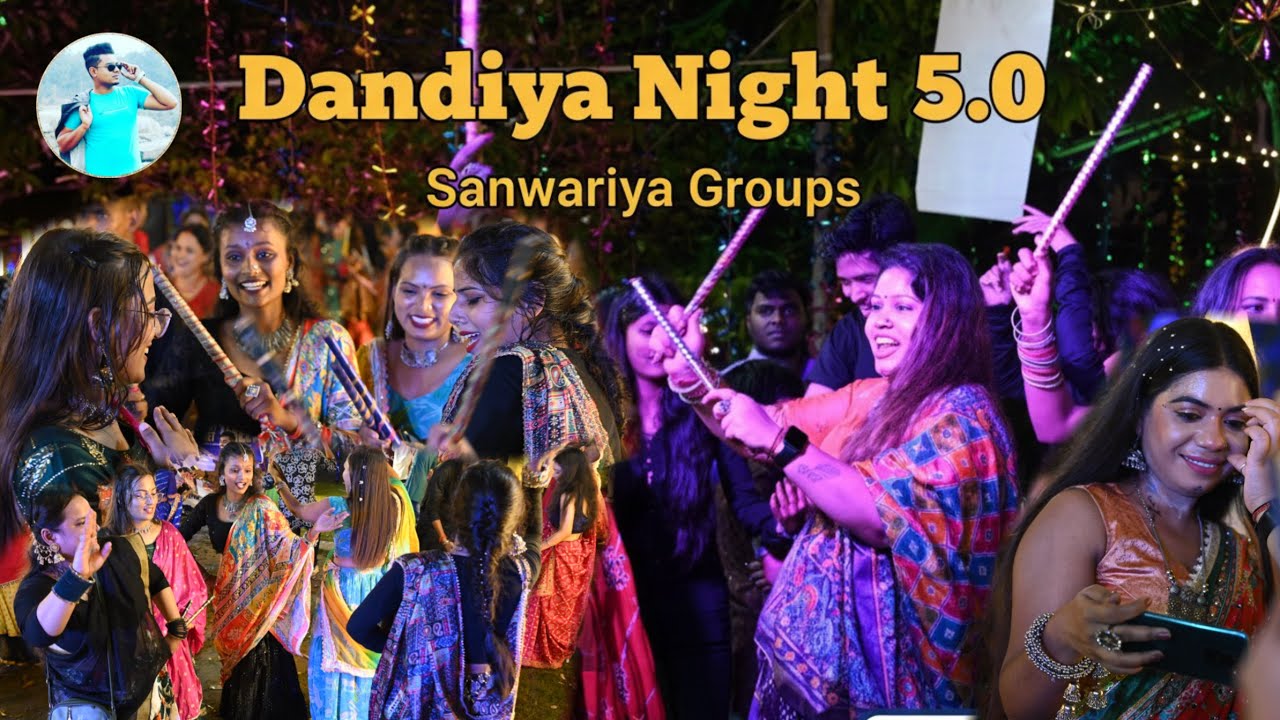 “DJ Dandiya Night 5.0 | Sanwariya Group Presents Garba & Dance Festival 2025 🎶💃🔥”