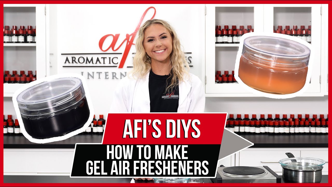 How to make Gel Air Freshener | AFI's DIYs