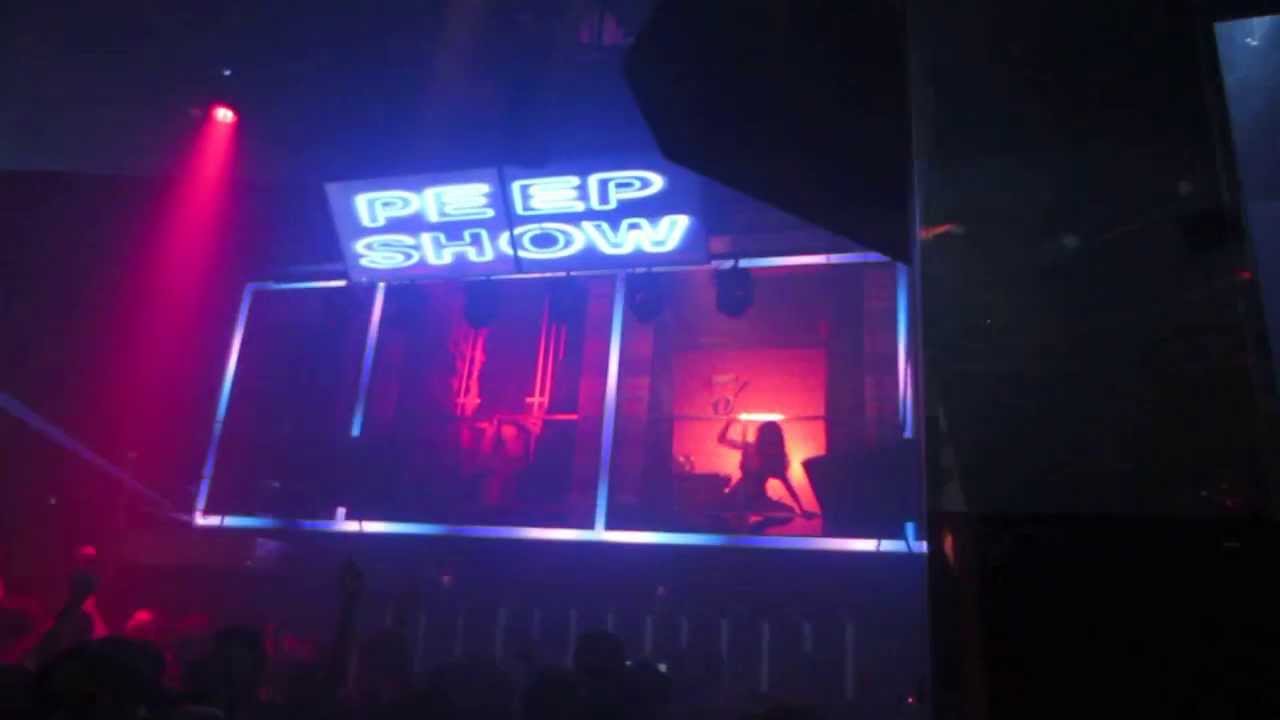 Peep Show at Attica in Singapore. Gogo Performance by Beckie Joon & Jeri Lee