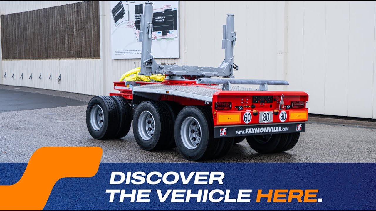 Faymonville - FlexMAX with 3 axles for wood transport
