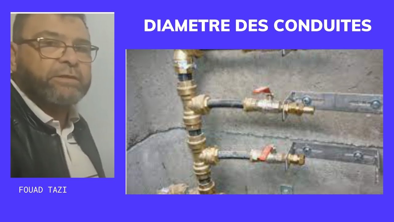 Vidéo N°322 Comment calculer diamètre des conduites réseau eau potable