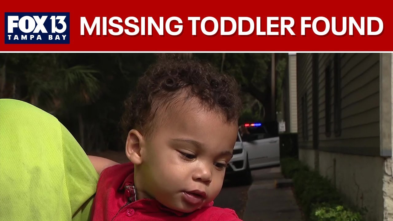 Missing Tampa toddler who vanished with family dog found by neighbor