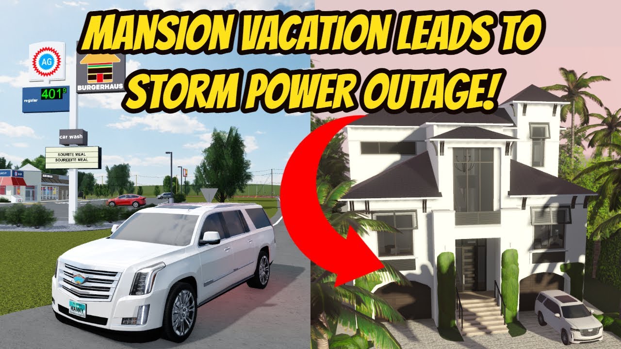 Greenville, Wisc Roblox l Mansion Vacation Storm Power Outage Roleplay