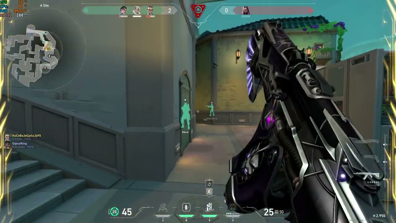 Valorant Gameplay game #2 (gold)