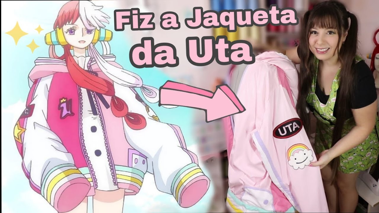 Jaqueta Uta - One Piece Red (Tutorial Cosplay - Parte 7)