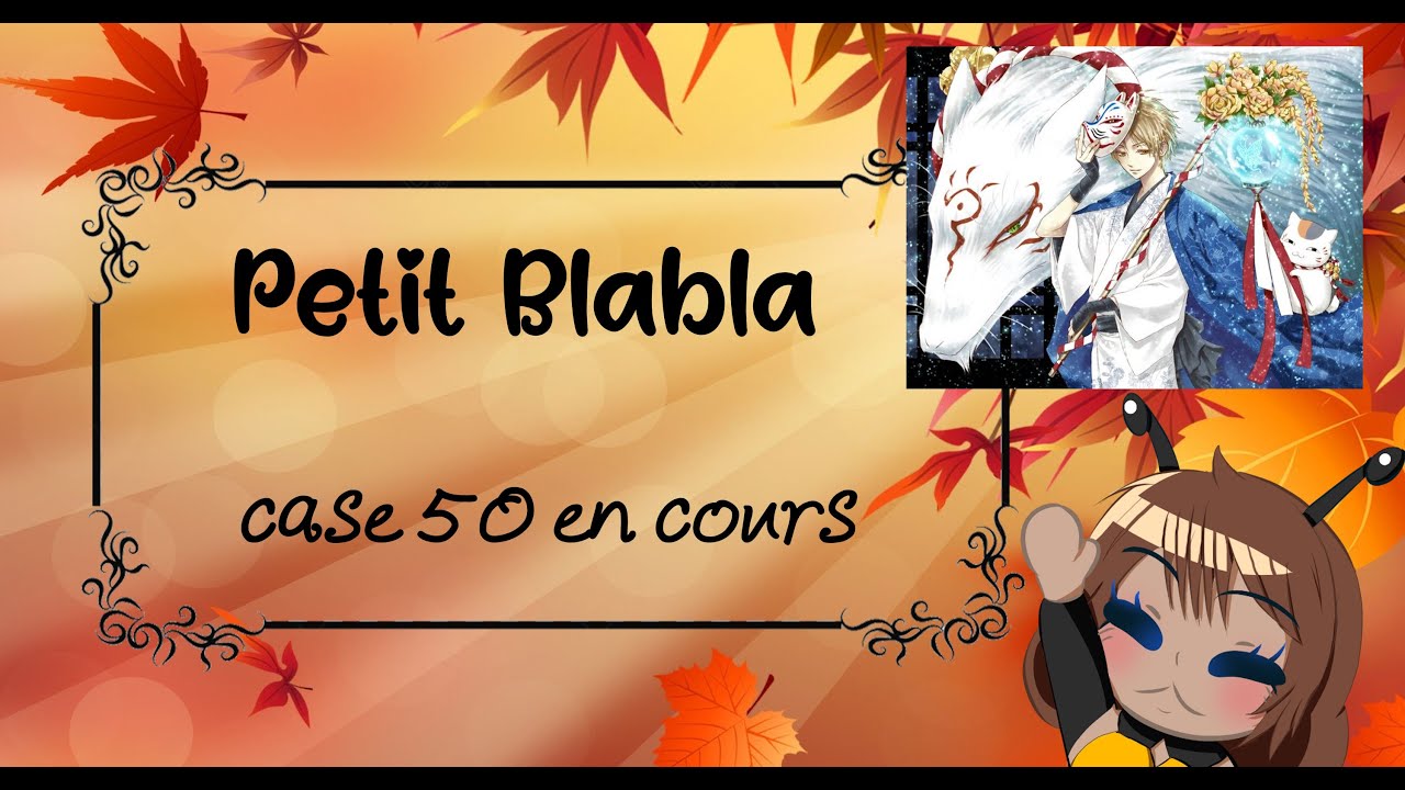 Petit blabla sur la toile du 50 en cours!