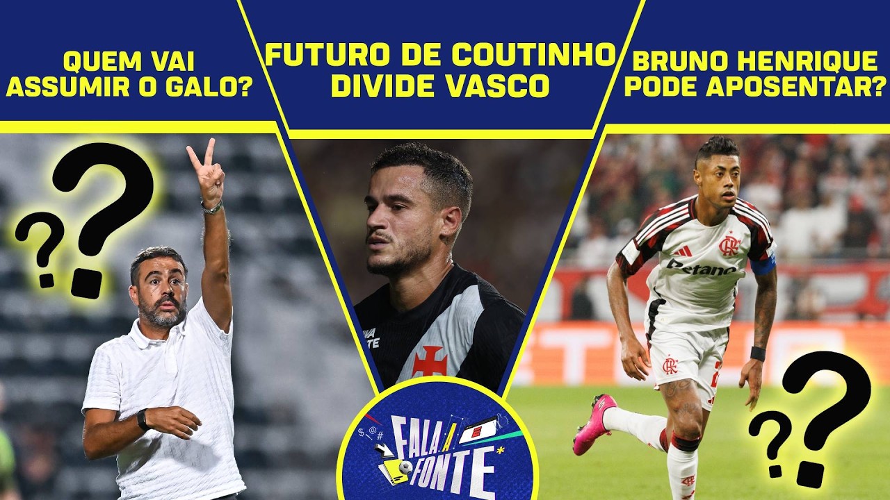 PHILIPPE COUTINHO FICA NO VASCO? | GALO BUSCA TÉCNICO ESTRANGEIRO | TIME ALEMÃO QUER JOIA DA RAPOSA