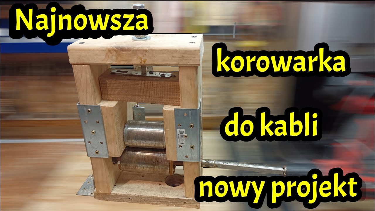 Korowarka do kabli. Zrób ją sam💪 #korowarka #kable #miedź