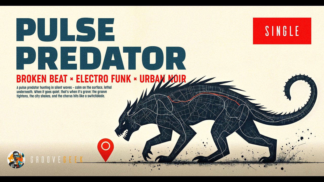Pulse Predator — Electro-Funk Future Jazz Hunt Original | Dark Rap Hook | GrooveGeek