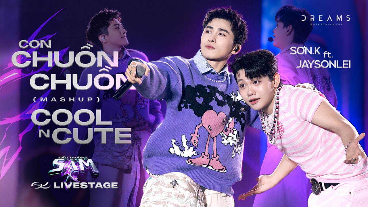 Sơn.K x JAYSONLEI - CON CHUỒN CHUỒN x Cute n Cool (MASH UP) | Live at Đấu Trường Sấm Concert