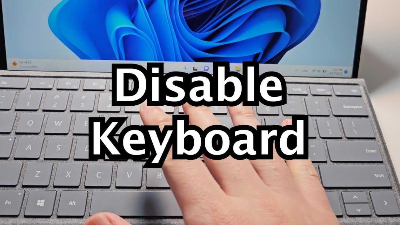 Как отключить клавиатуру на ноутбуке с Windows 11 или 10