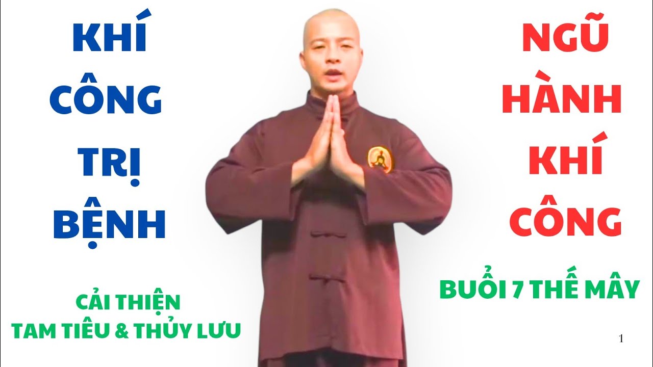 Khí Công Chữa Bệnh - Ngũ Hành Khí Công - buổi 7 thực hành thế mây ( cải thiện tam tiêu và thủy lưu )