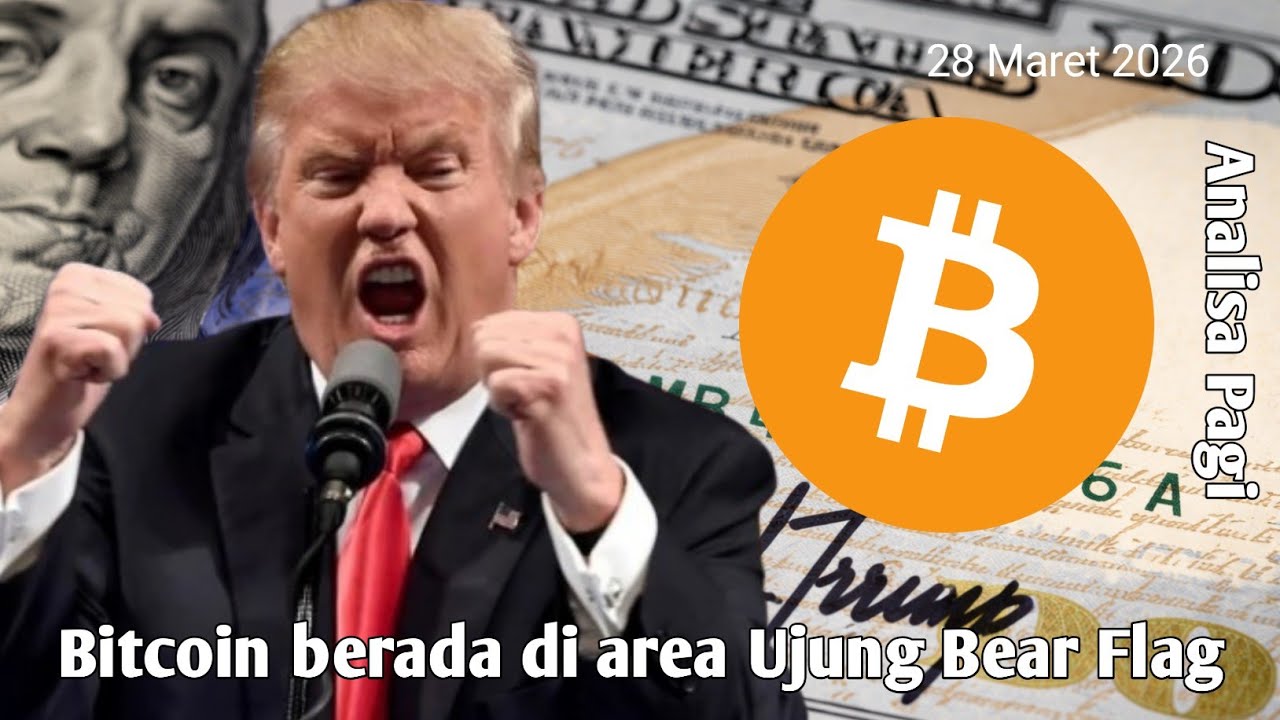 Analisa Pagi - Bitcoin berada di area Ujung Bear Flag, Russia rencana stop export minyak mentah