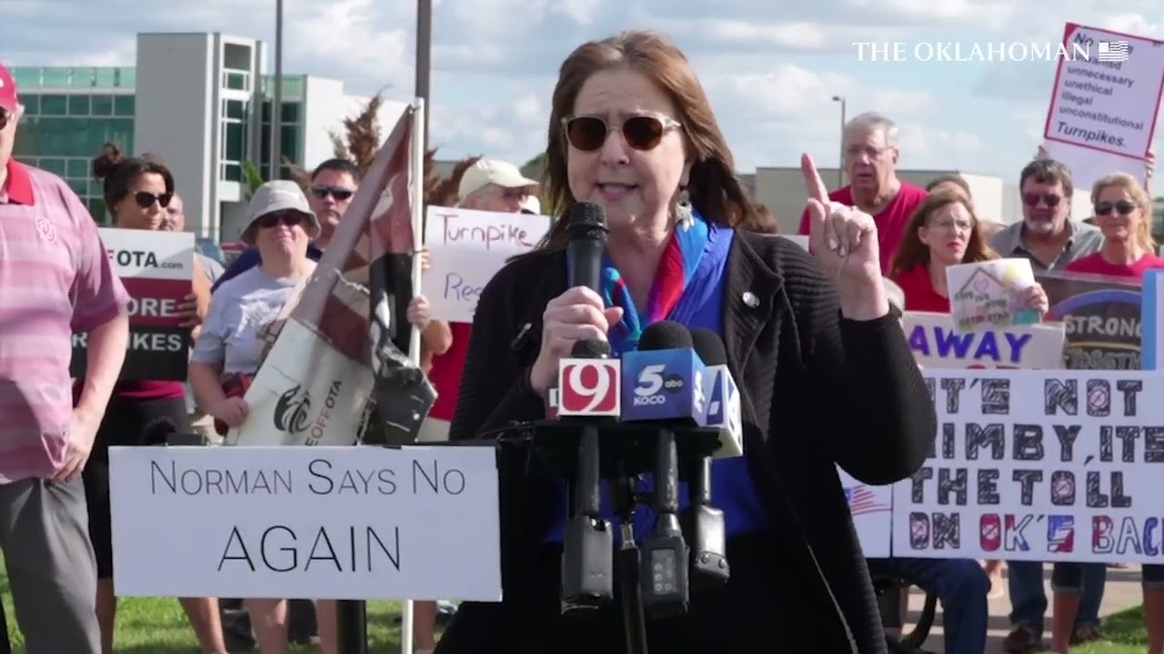 Norman residents, state and city officials rally against OTA, South Extension Turnpike