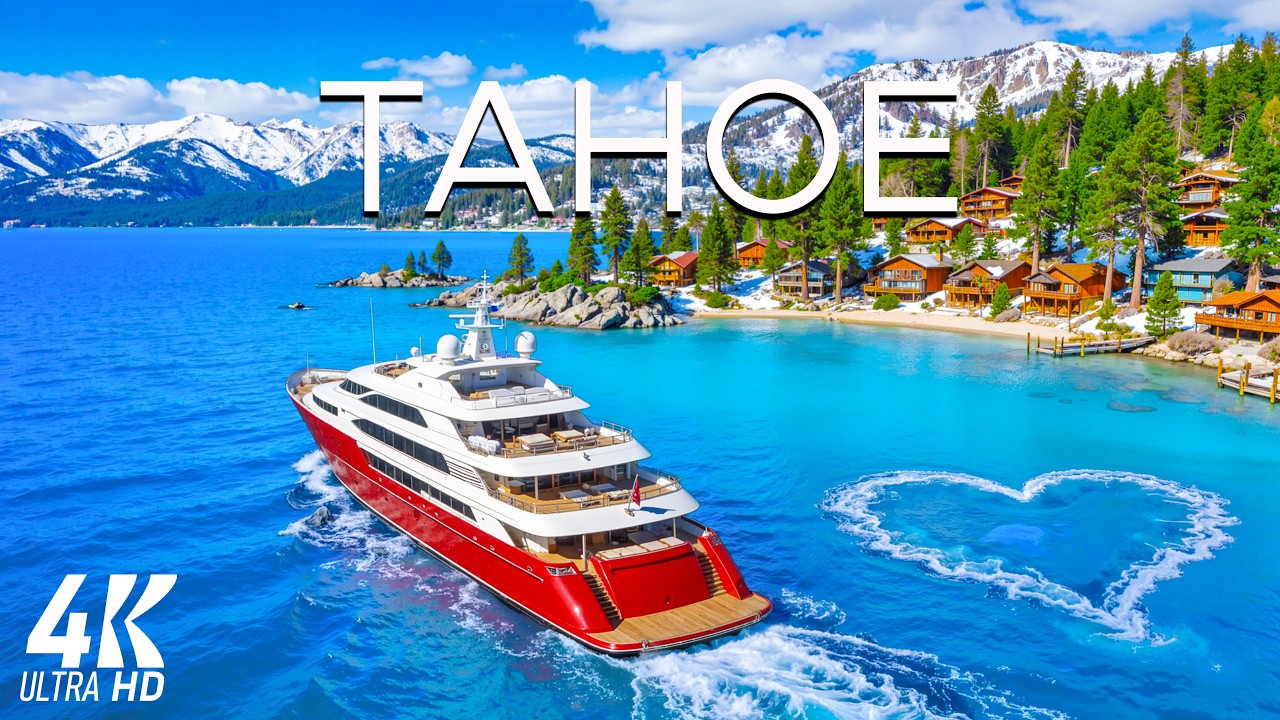 [4K] Tahoe - Sun-Warmed Beaches & Chill Coastal Dreams | Deep House Chill