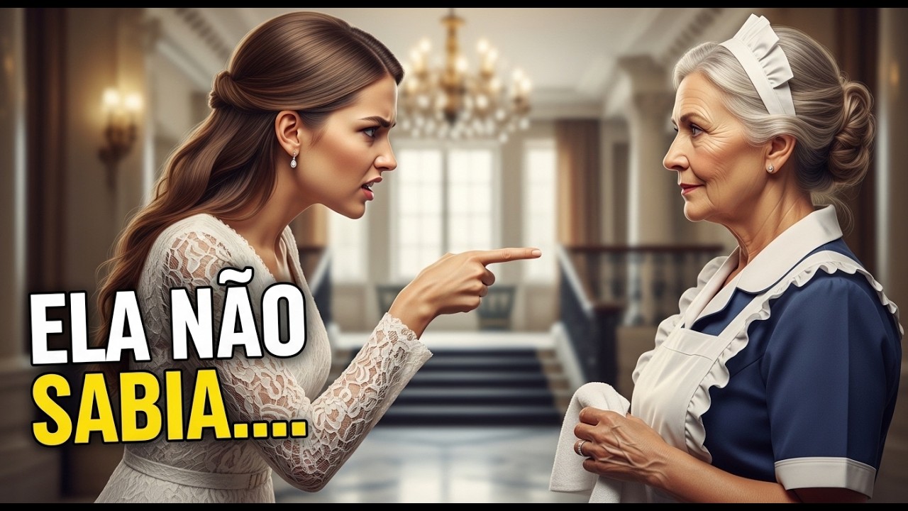 Noiva Humilha ‘Empregada’ na Mansão — Sem Imaginar Que Era a Mãe do Milionário