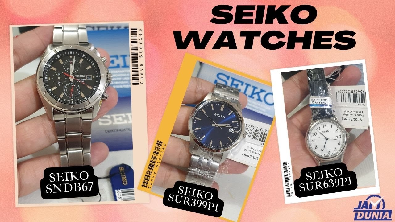 JAM TANGAN SEIKO ORIGINAL SEIKOSNDB67 SUR399P1 SUR399P1 JAM TANGAN PRIA JAMDUNIA