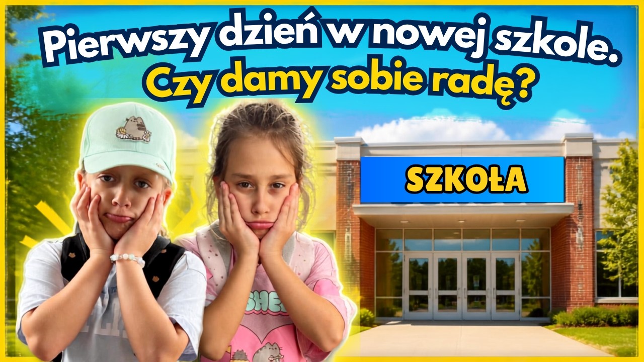 PIERWSZY DZIEŃ W NOWEJ SZKOLE 🩷💜 JEST INACZEJ 🤔 CO ZABRAŁYŚMY 🎒 JAKI MAMY PLAN 🗓️