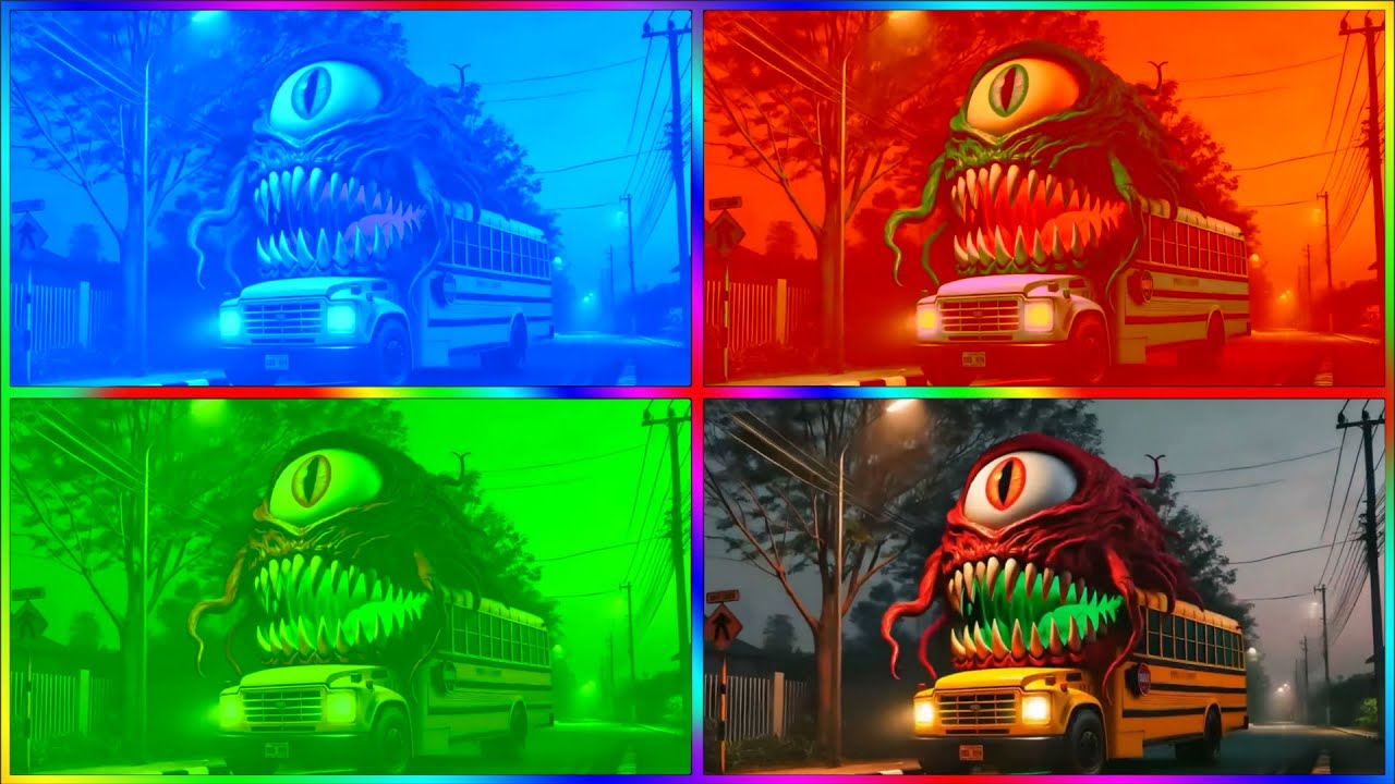 🚌MEGA SCHOOL BUS EATER🎶CoffinDance Song #103