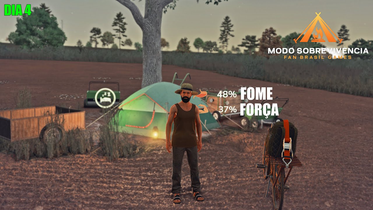 Iniciando do zero no modo sobrevivência #2 | Cansado e com fome | Farming simulator 25