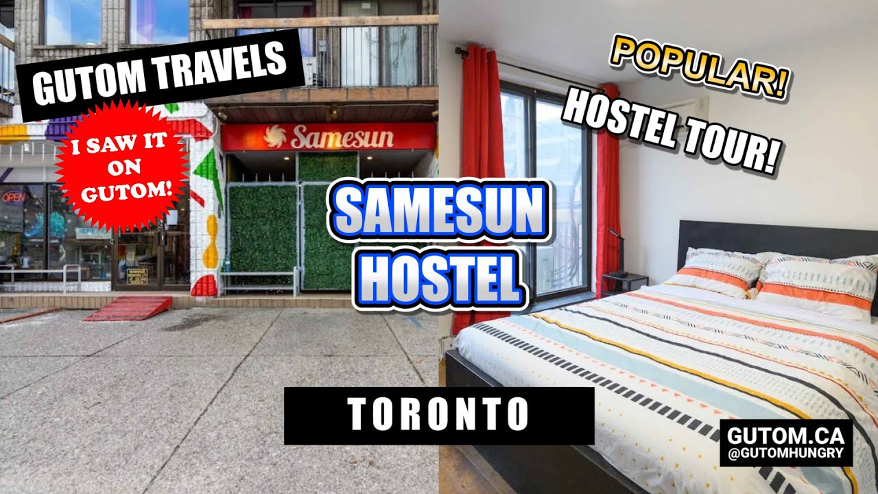 HOSTEL TOUR!  SAMESUN TORONTO HOSTEL TOUR REVIEW | #TRAVEL #HOSTEL #TORONTO