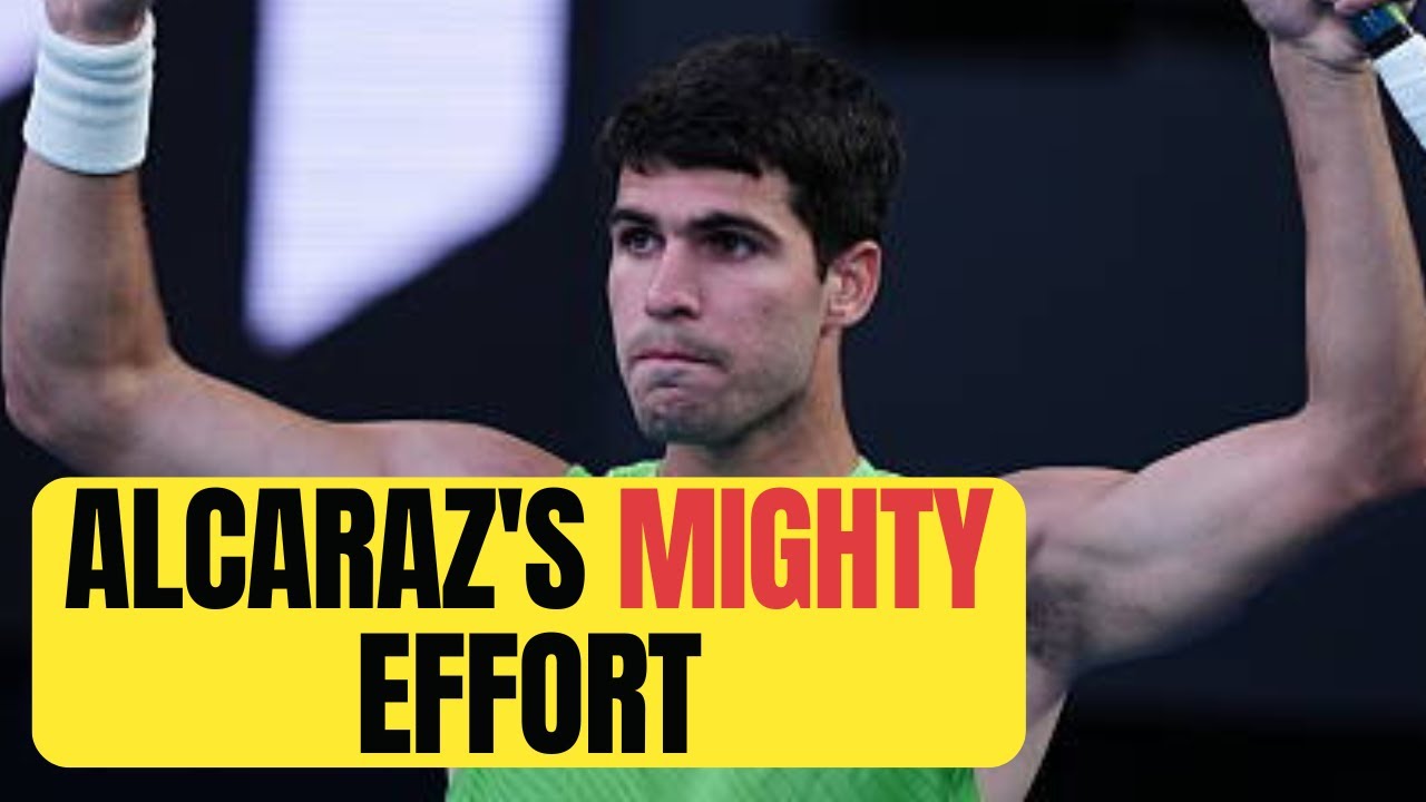 BREAKING: Carlos Alcaraz enters final of Australian Open for first time after epic win over Zverev