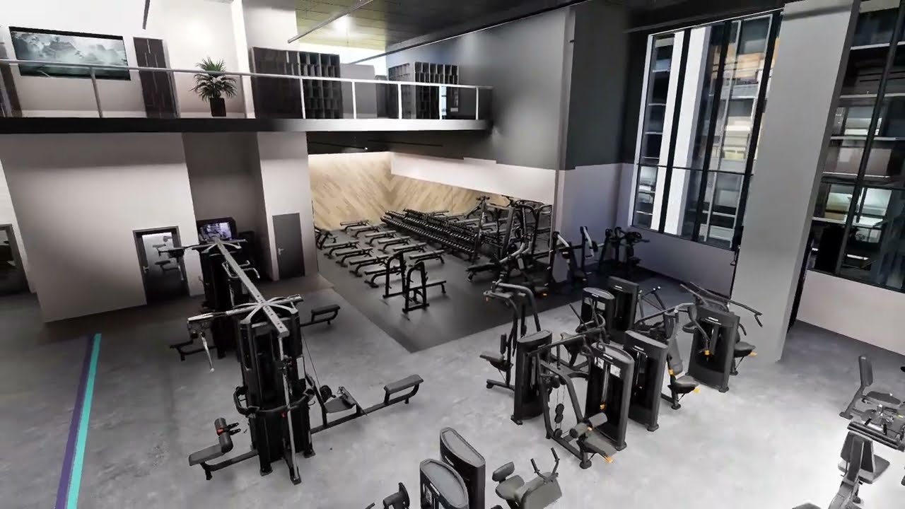 Updated 3D Gym Layout - Anytime Fitness Barking 