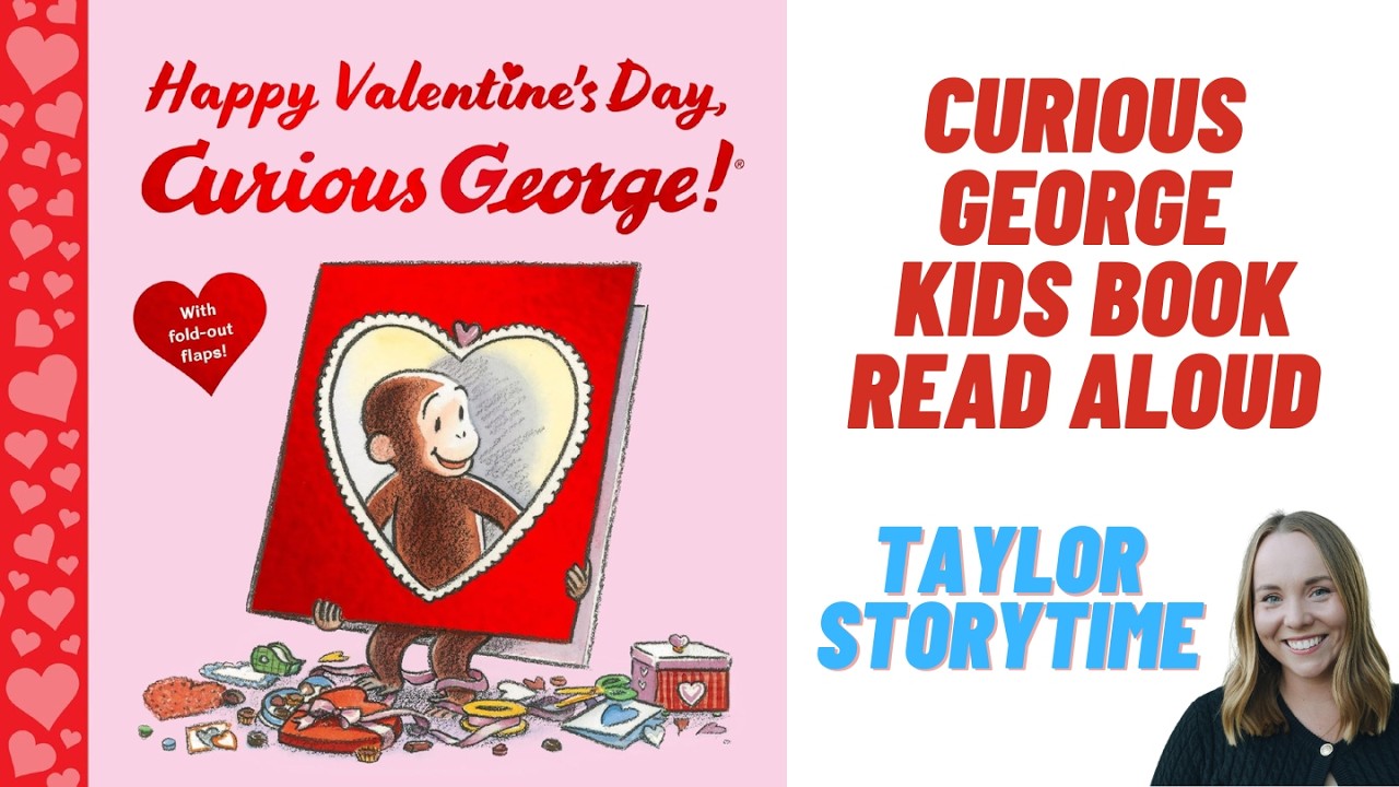Happy Valentine's Day, Curious George! READ ALOUD BOOK 💕 | Curious George Books for Kids 🐵