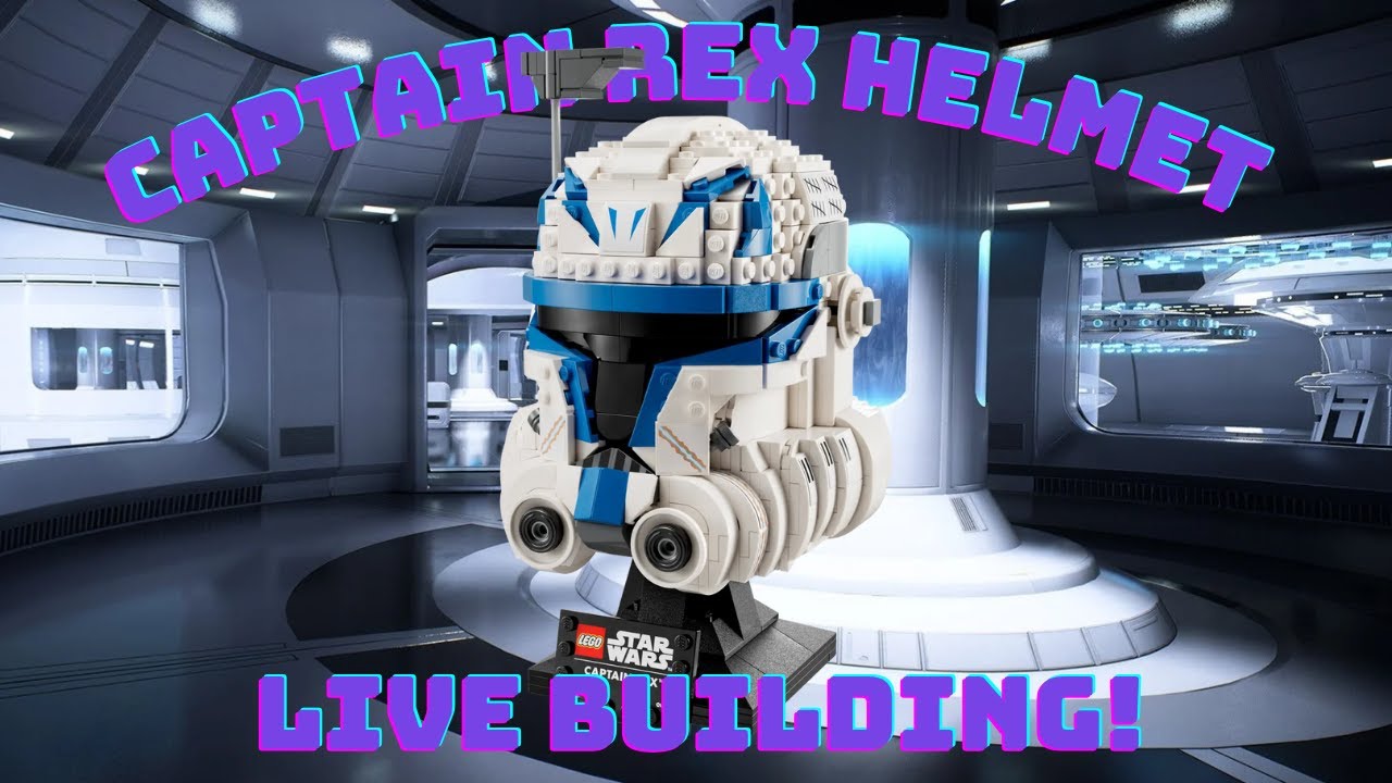 🔴LIVE🔴 LEGO Star Wars 75349 Captain Rex Helmet | B&C Podcast