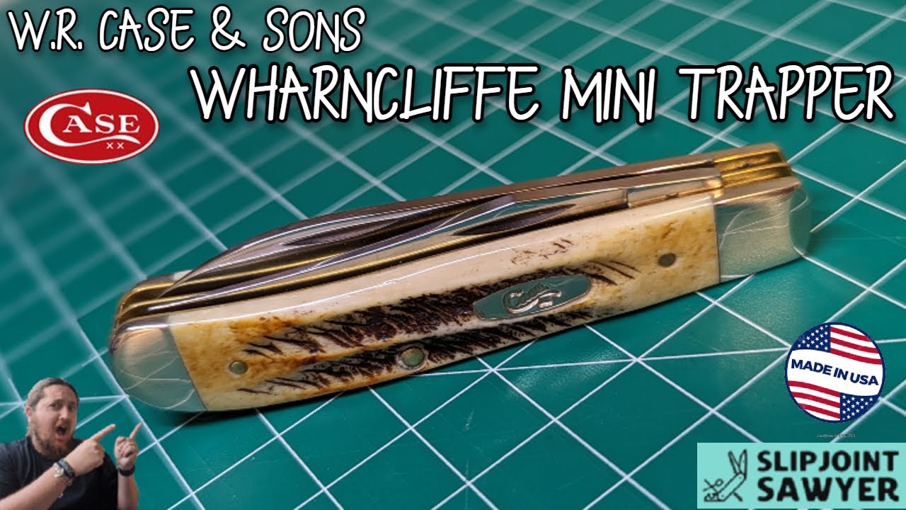 Case XX 6.5 Bonestag Wharncliffe Mini Trapper Pocket Knife 65329 (6.5207W SS)