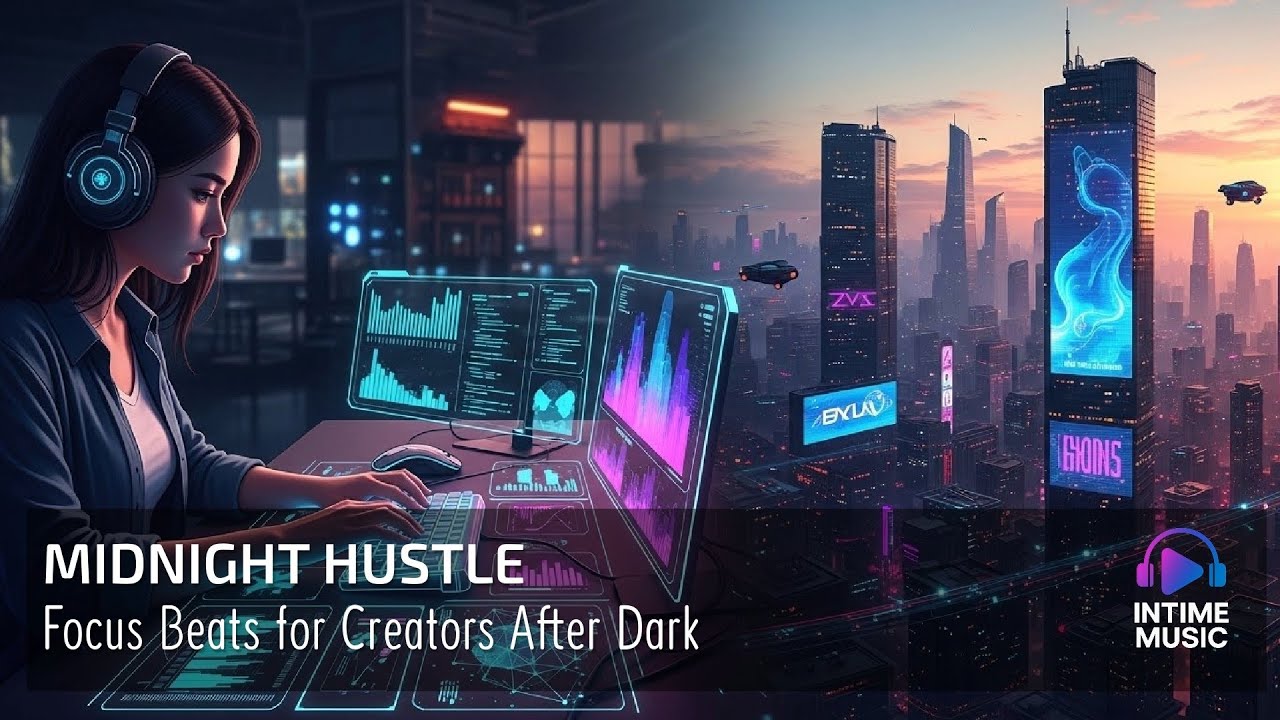 Midnight Hustle – Chill Beats for Late Night Focus & Deep Work