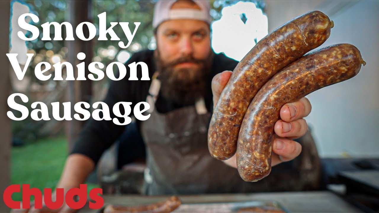 Копчёная колбаса из оленины! | Chuds BBQ