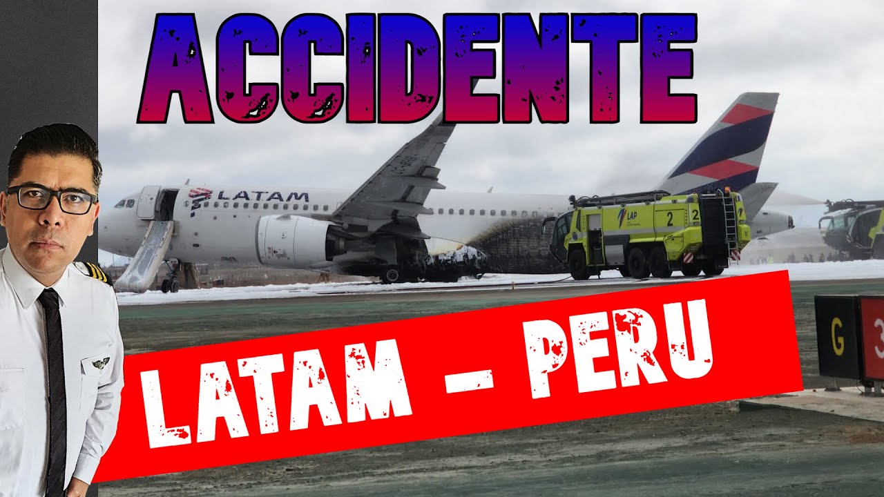 ✈LATAM A320 CHOCA contra CAMIÓN de BOMBEROS MIENTRAS DESPEGABA💥