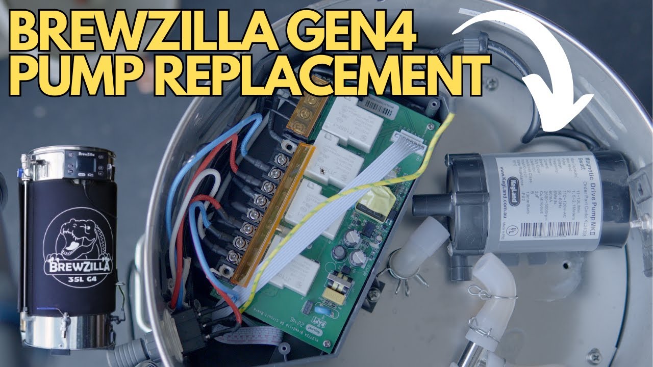 BrewZilla Gen4 Pump Swap - How To