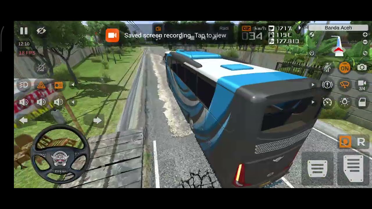 Bus simulator Indonesian gaming video - 3D gaming - android Gameplay √🎯♥️  #bussimulatorindonesia 